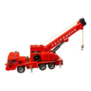 Vintage‎ Siku #2914 Faun Feuerwehr Crane Truck – 1:55 Scale – West Germany